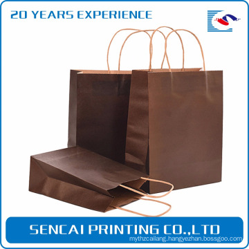 Sencai elegant design clothing packing paper bag